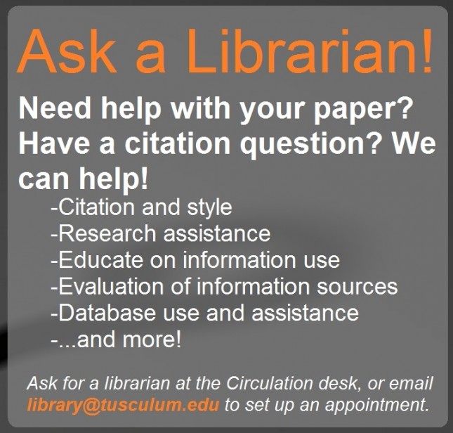 ask a librarian