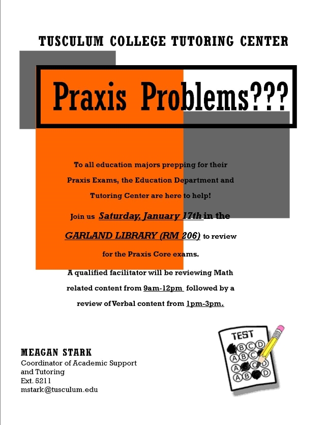 Praxis Core Review Flyer 645 x 835