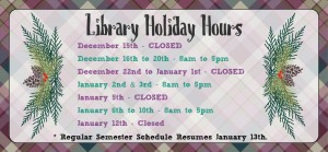 Christmas and New Years Hours 2019