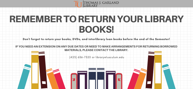 Website Slide Return Library Items Flyer