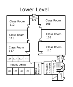 Lower Level Map