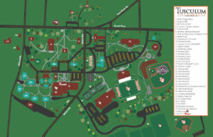 Map of Tusculum University